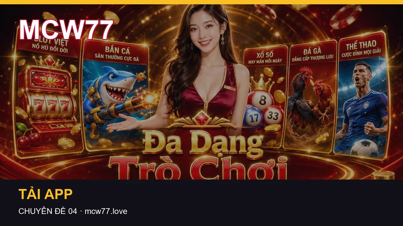 Trải nghiệm Casino trên điện thoại cùng cẩm nang MCW77